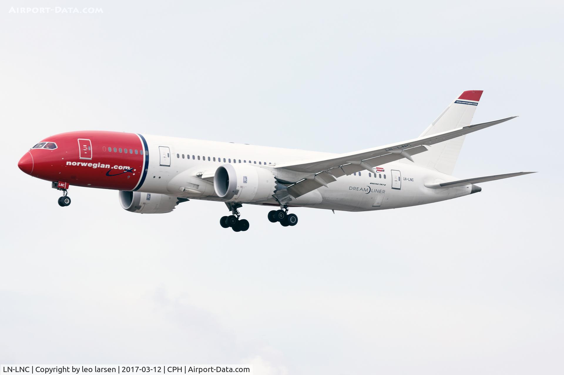 LN-LNC, 2013 Boeing 787-8 Dreamliner C/N 34795, Copenhagen 12.3.2017