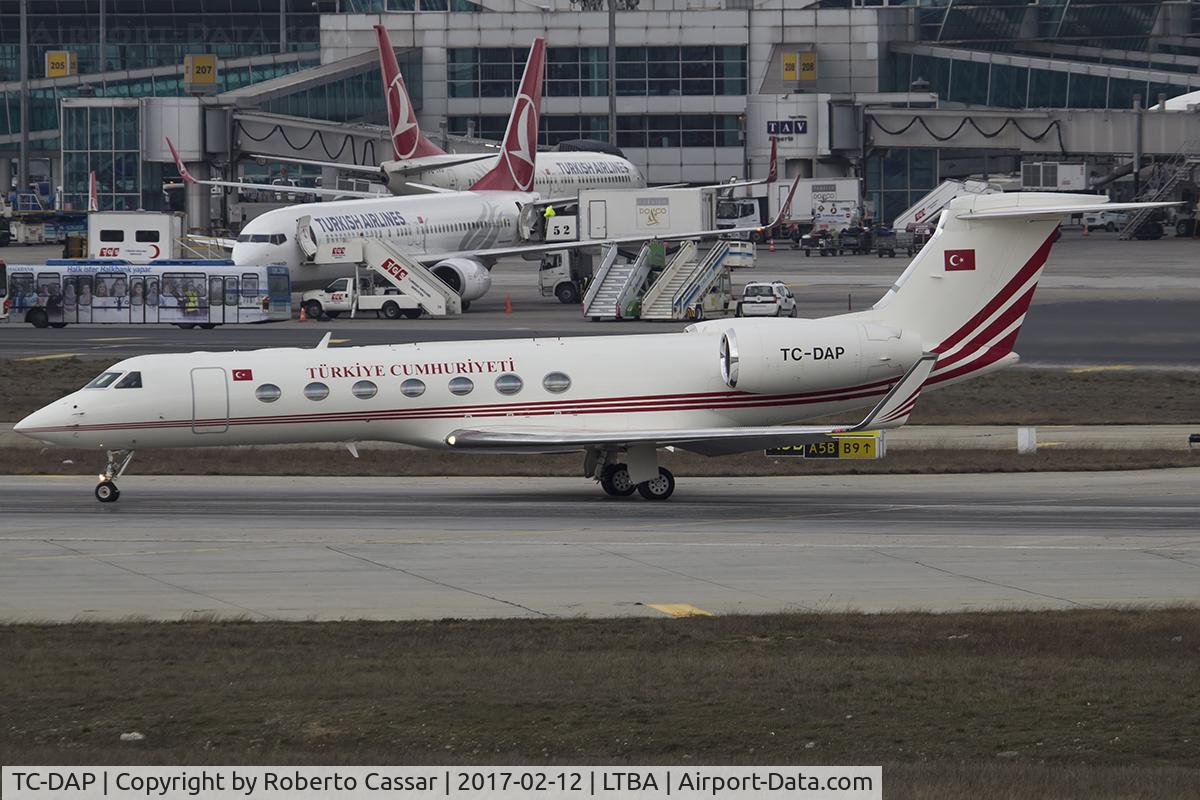 TC-DAP, 2008 Gulfstream Aerospace GV-SP (G550) C/N 5212, Ataturk