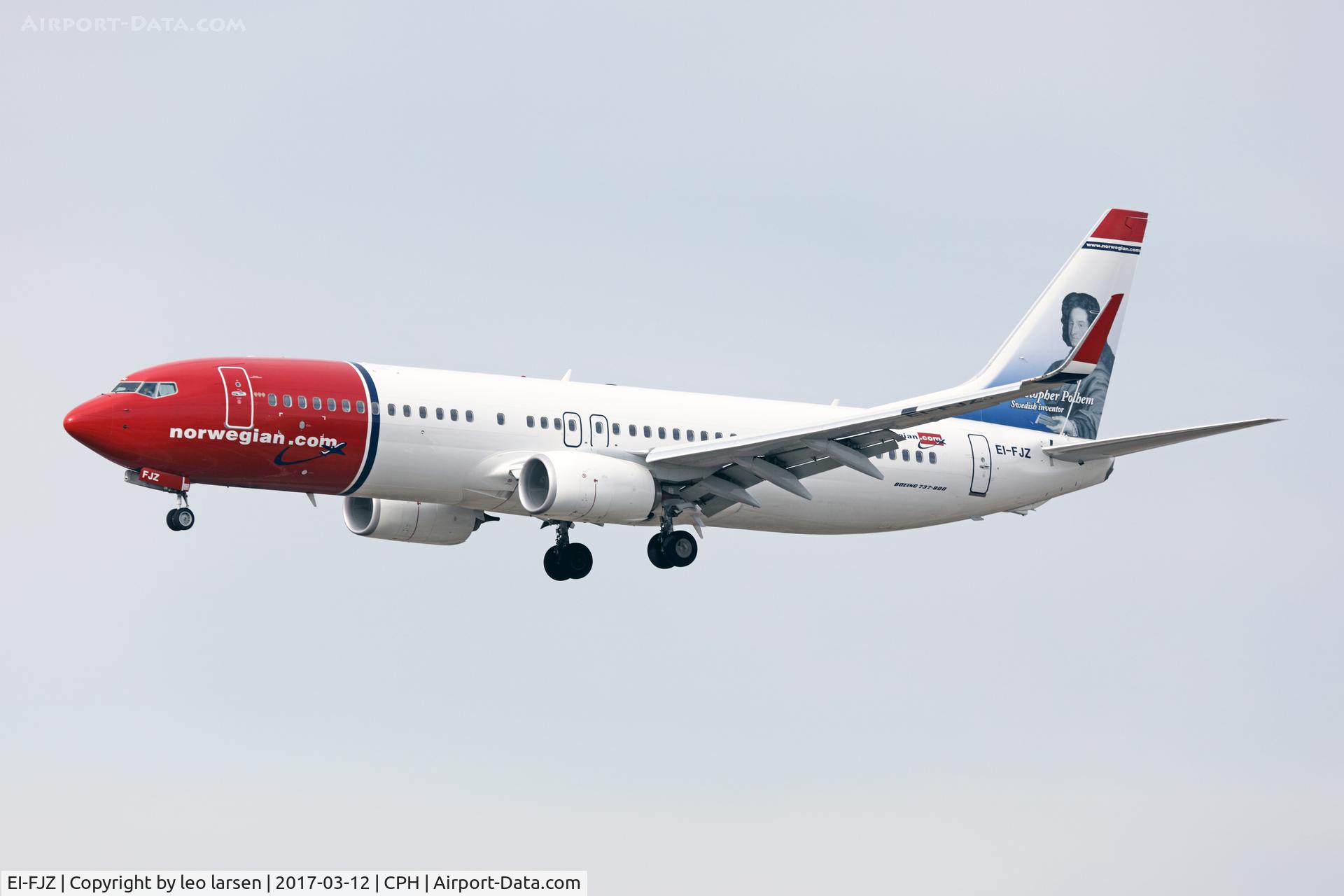 EI-FJZ, 2016 Boeing 737-800 C/N 42082, Copenhagen 12.3.2017 