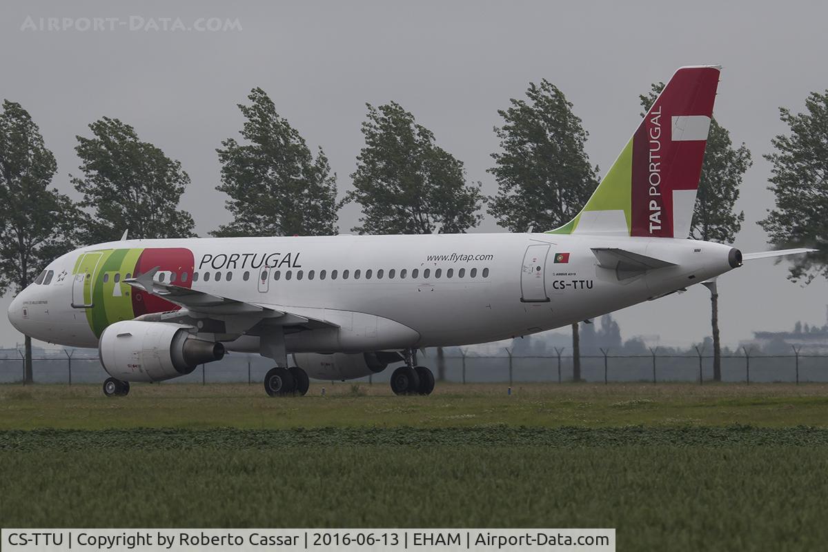CS-TTU, 2002 Airbus A319-112 C/N 1668, Schiphol 2016
