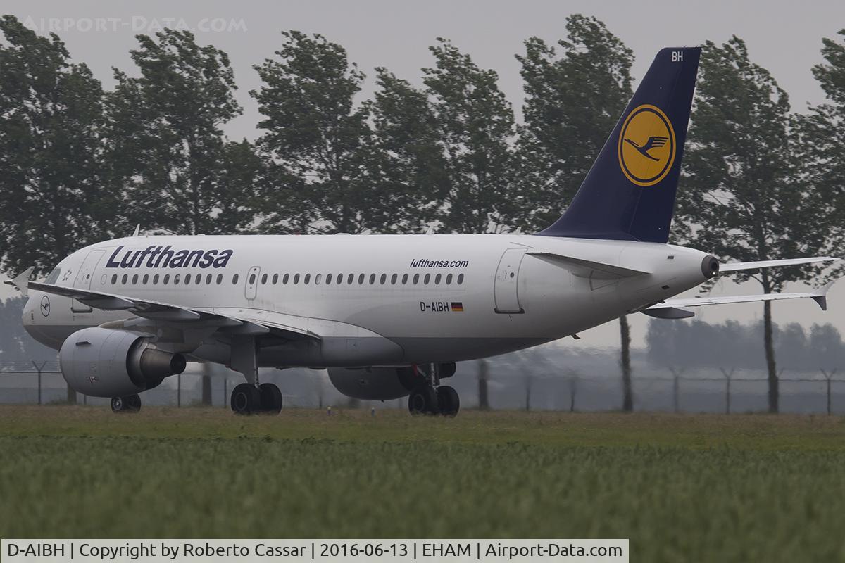 D-AIBH, 2012 Airbus A319-112 C/N 5239, Schiphol 2016