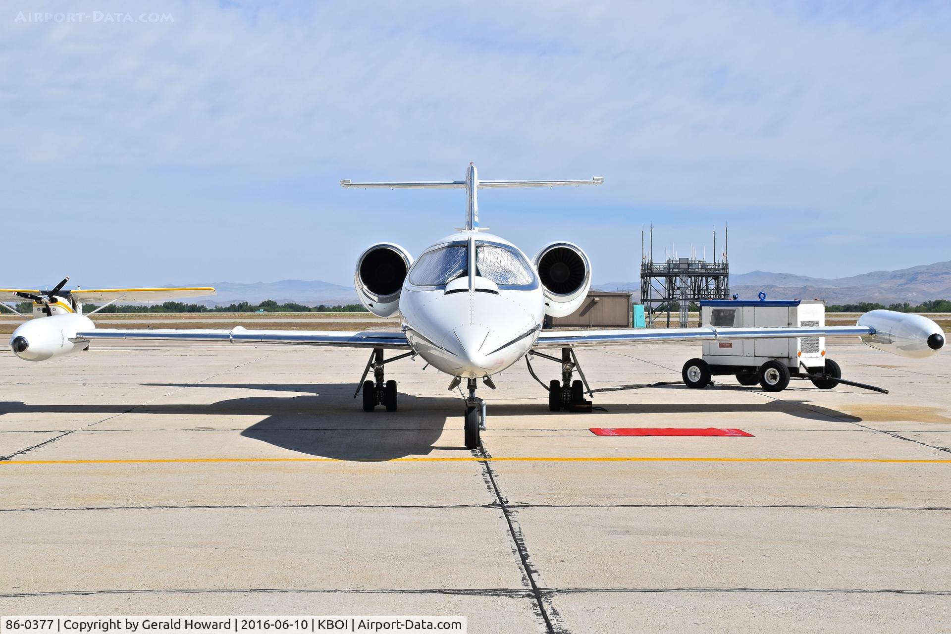 86-0377, 1985 Gates Learjet C-21A C/N 35A-629, Parked on the south GA ramp.  Colorado ANG.