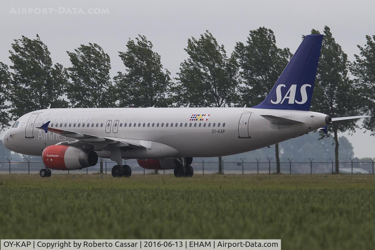 OY-KAP, 2007 Airbus A320-232 C/N 3086, Schiphol