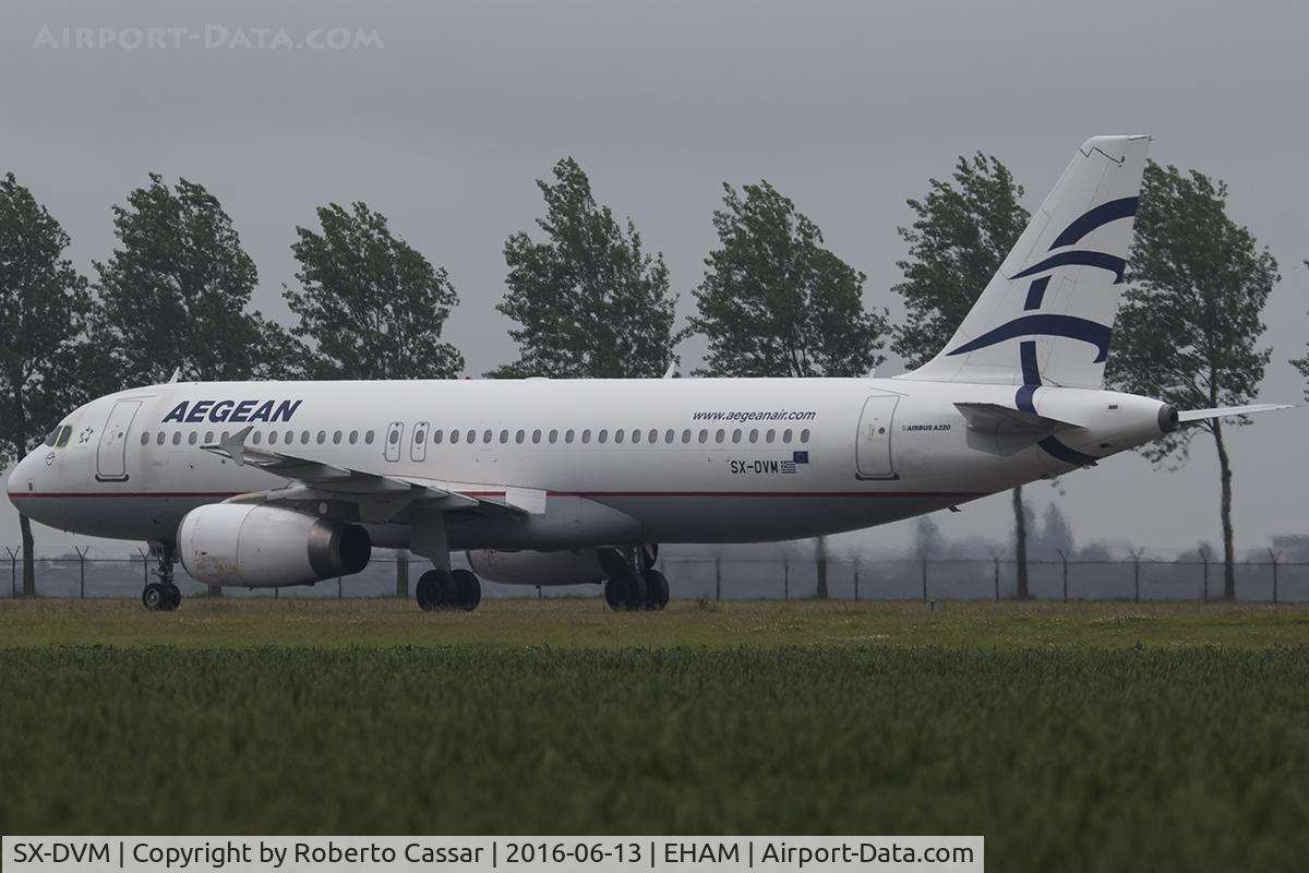 SX-DVM, 2008 Airbus A320-232 C/N 3439, Schiphol