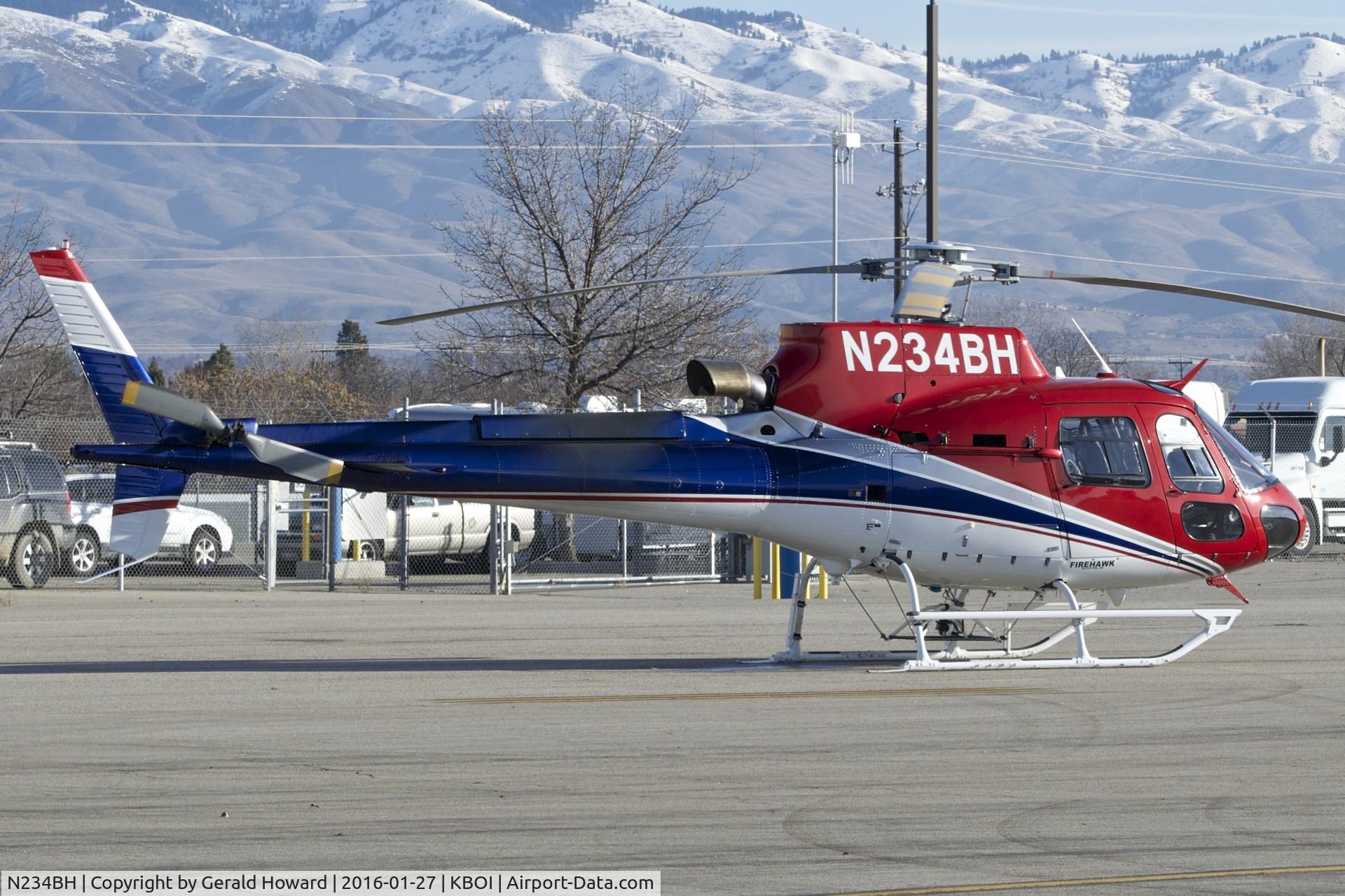 N234BH, 2012 Eurocopter AS-350B-3 Ecureuil Ecureuil C/N 7398, Parked on Firehawk ramp.