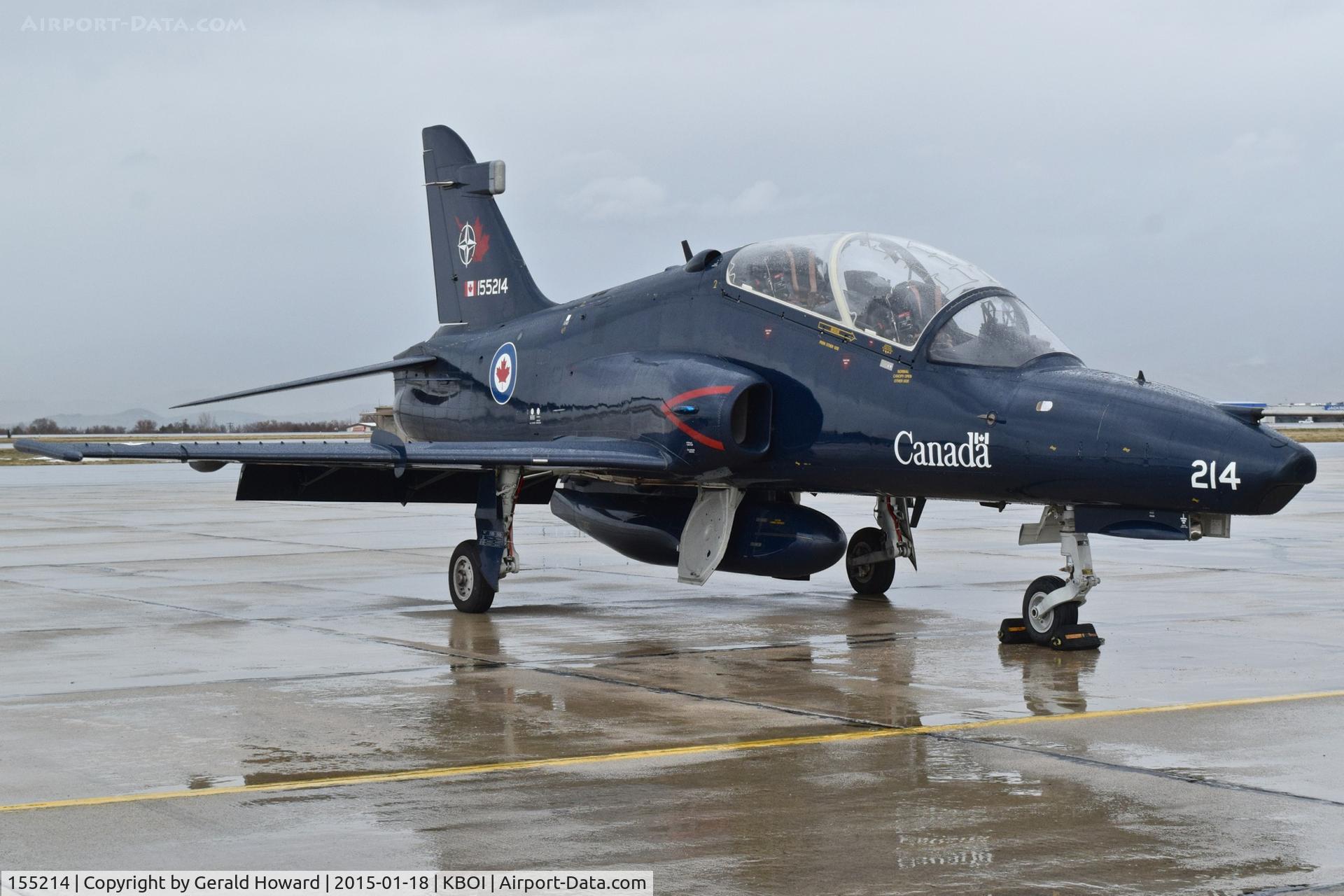 155214, 2001 BAe Systems CT-155 Hawk C/N IT022/708, parked on south GA ramp.  No.2 CFFTS, Moose Jaw, Saskatchewan, Canada.