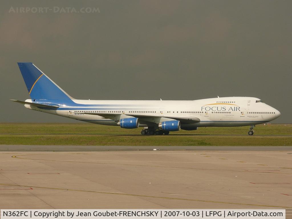N362FC, 1981 Boeing 747-236B C/N 22304, Focus Air (std at RKT 03. Feb 2013 std at FJR 08. Mar 2013)