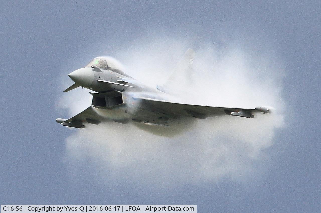 C16-56, Eurofighter EF-2000 Typhoon S C/N SS038, Spanish Air Force Eurofighter EF-2000 Typhoon S,On display, Avord Air Base 702 (LFOA) Open day 2016