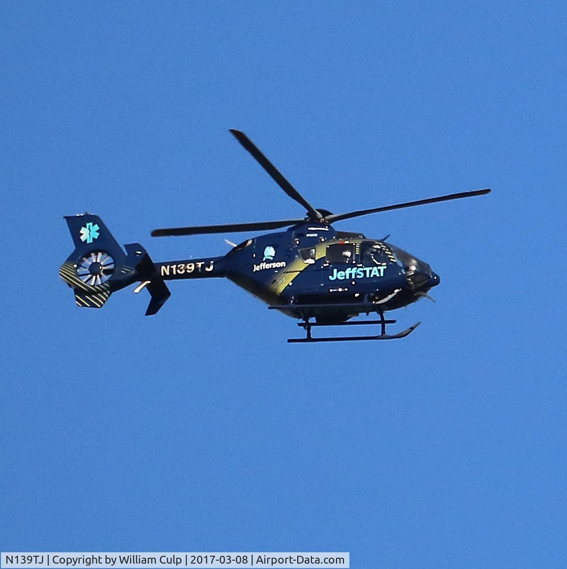N139TJ, 2004 Eurocopter EC-135P-2 C/N 0322, Saw it flying over Peace Valley Park Bucks County Pa.
