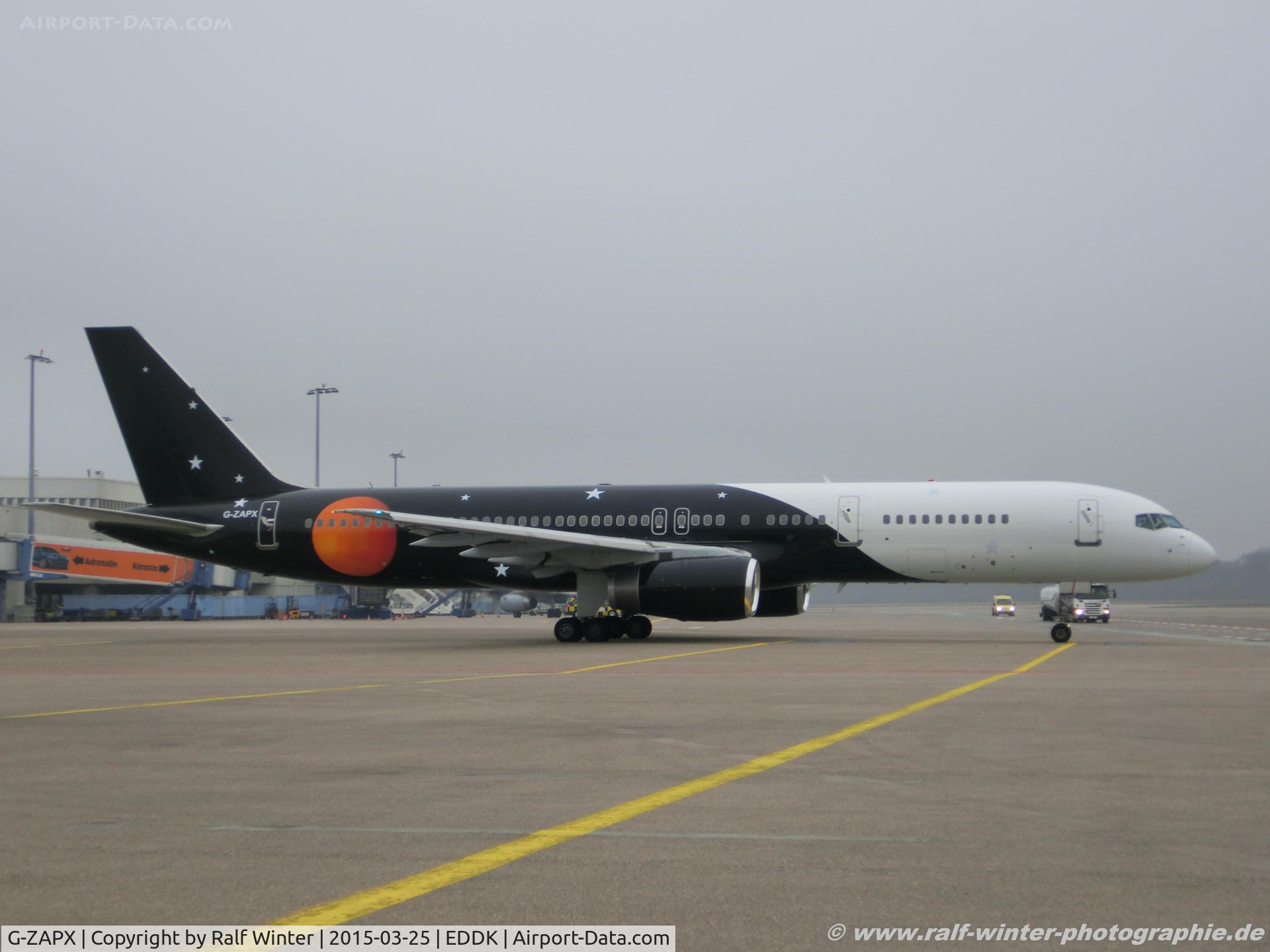 G-ZAPX, 2000 Boeing 757-256 C/N 29309, Boeing 757-256 - ZT AWC Titan Airways - 29309 - G-ZAPX - 25.03.2015 - CGN