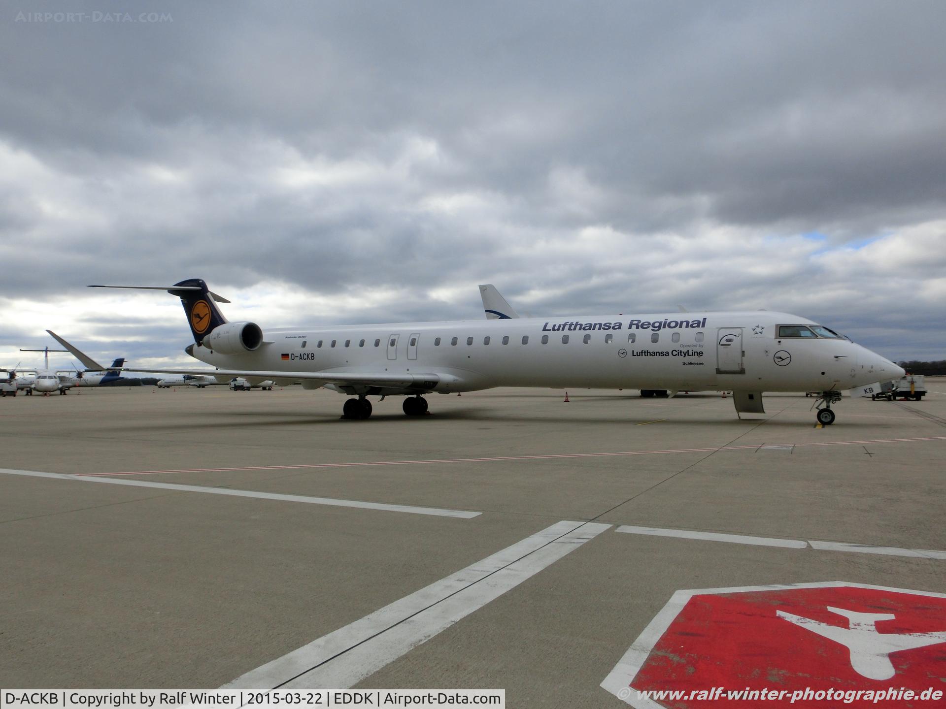 D-ACKB, 2006 Bombardier CRJ-900LR (CL-600-2D24) C/N 15073, Bombardier CL-600-2D24 CRJ-900LR - CL CLH Lufthansa CityLine - 15073 - D-ACKB - 22.03.2015 - CGN