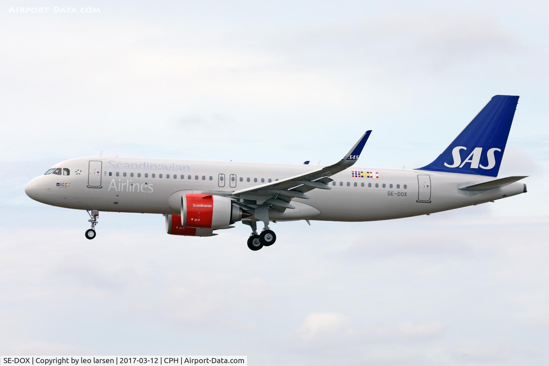 SE-DOX, 2017 Airbus A320-251N C/N 7489, Copenhagen 12.3.2017