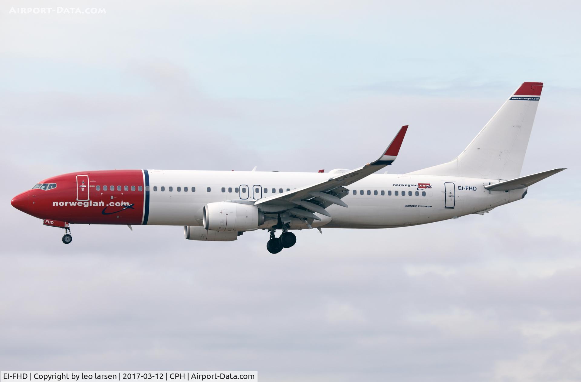 EI-FHD, 2012 Boeing 737-8JP C/N 39011, Copenhagen 12.3.2017