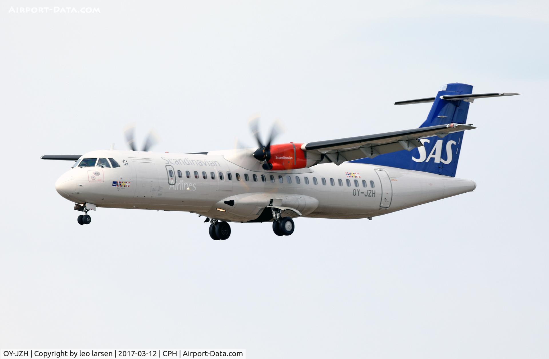 OY-JZH, 2014 ATR 72-212A C/N 1177, Copenhagen 12.3.2017