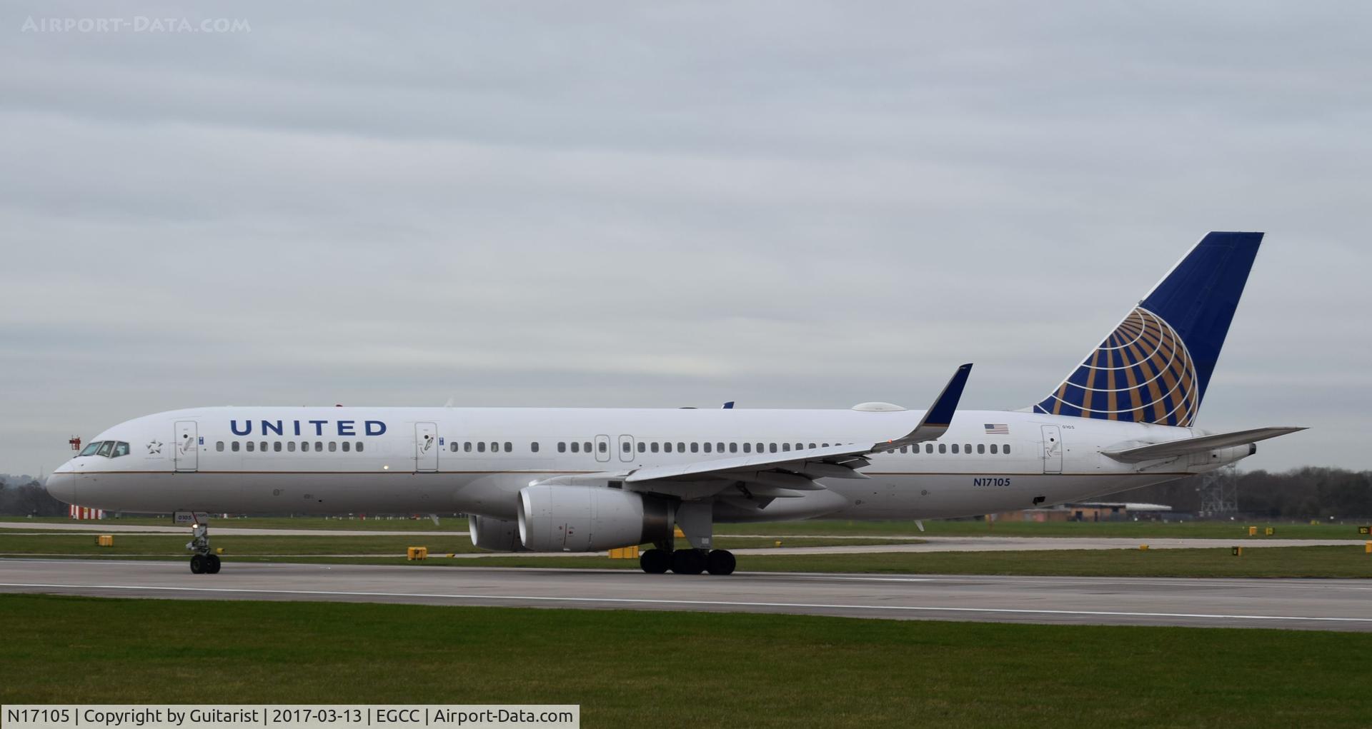 N17105, 1994 Boeing 757-224 C/N 27295, At Manchester