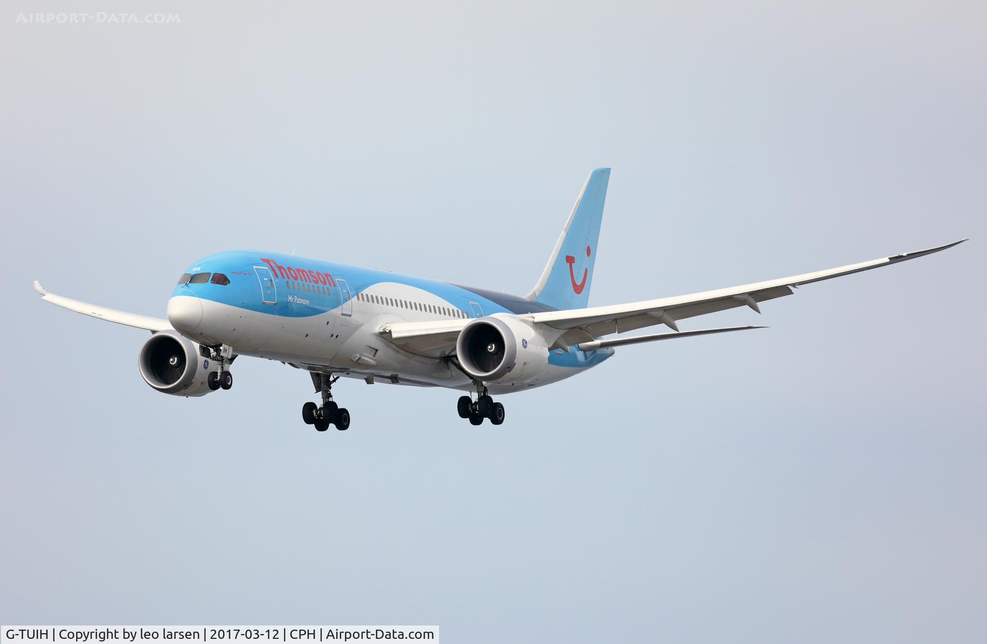 G-TUIH, 2015 Boeing 787-8 Dreamliner C/N 37229, Copenhagen 12.3.2017