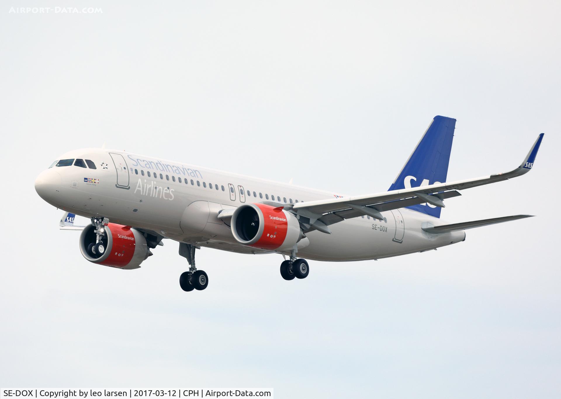 SE-DOX, 2017 Airbus A320-251N C/N 7489, Copenhagen 12.3.2017
