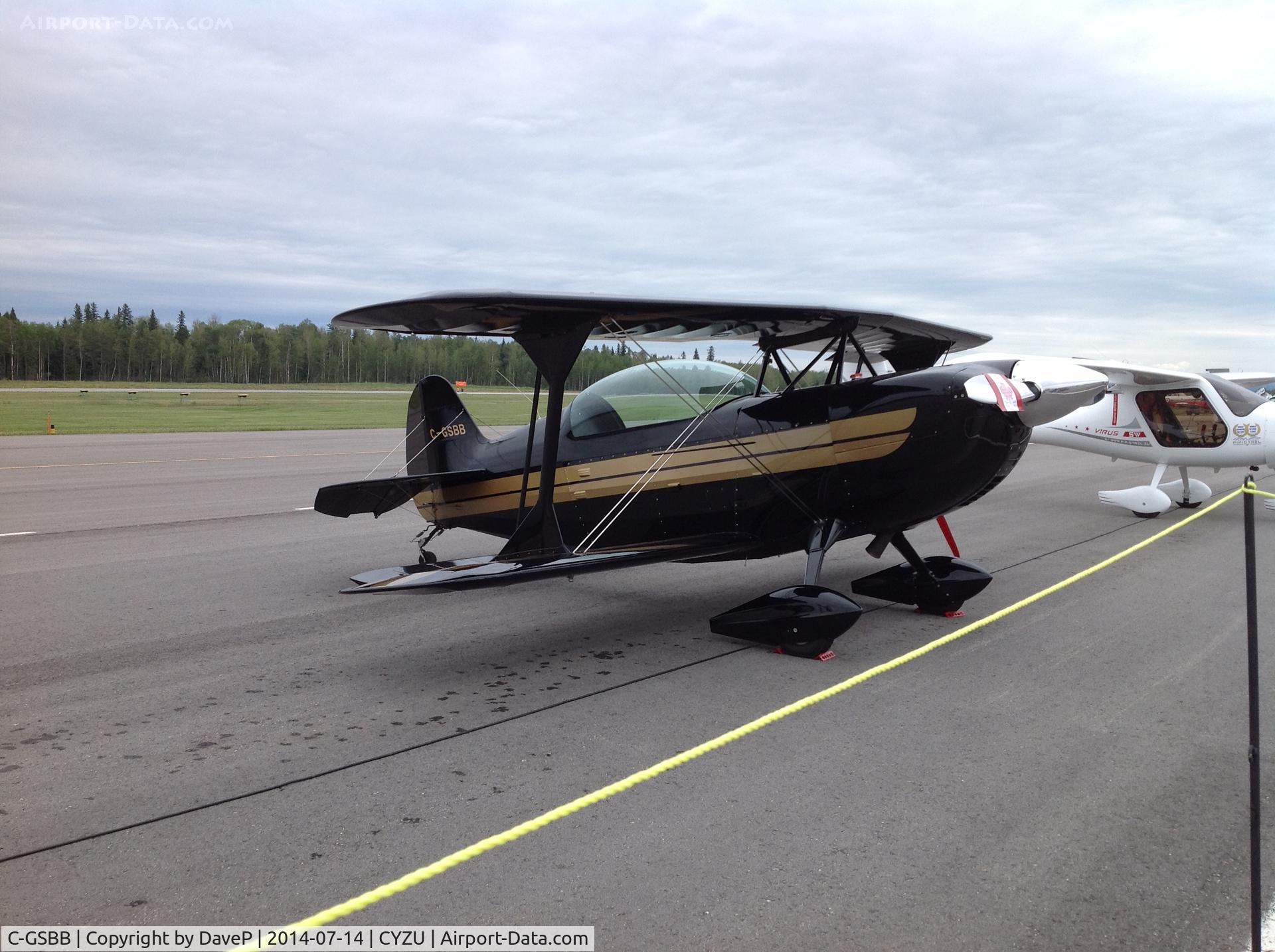 C-GSBB, Aviat Eagle II C/N Not found C-GSBB, At the Whitecourt Airshow