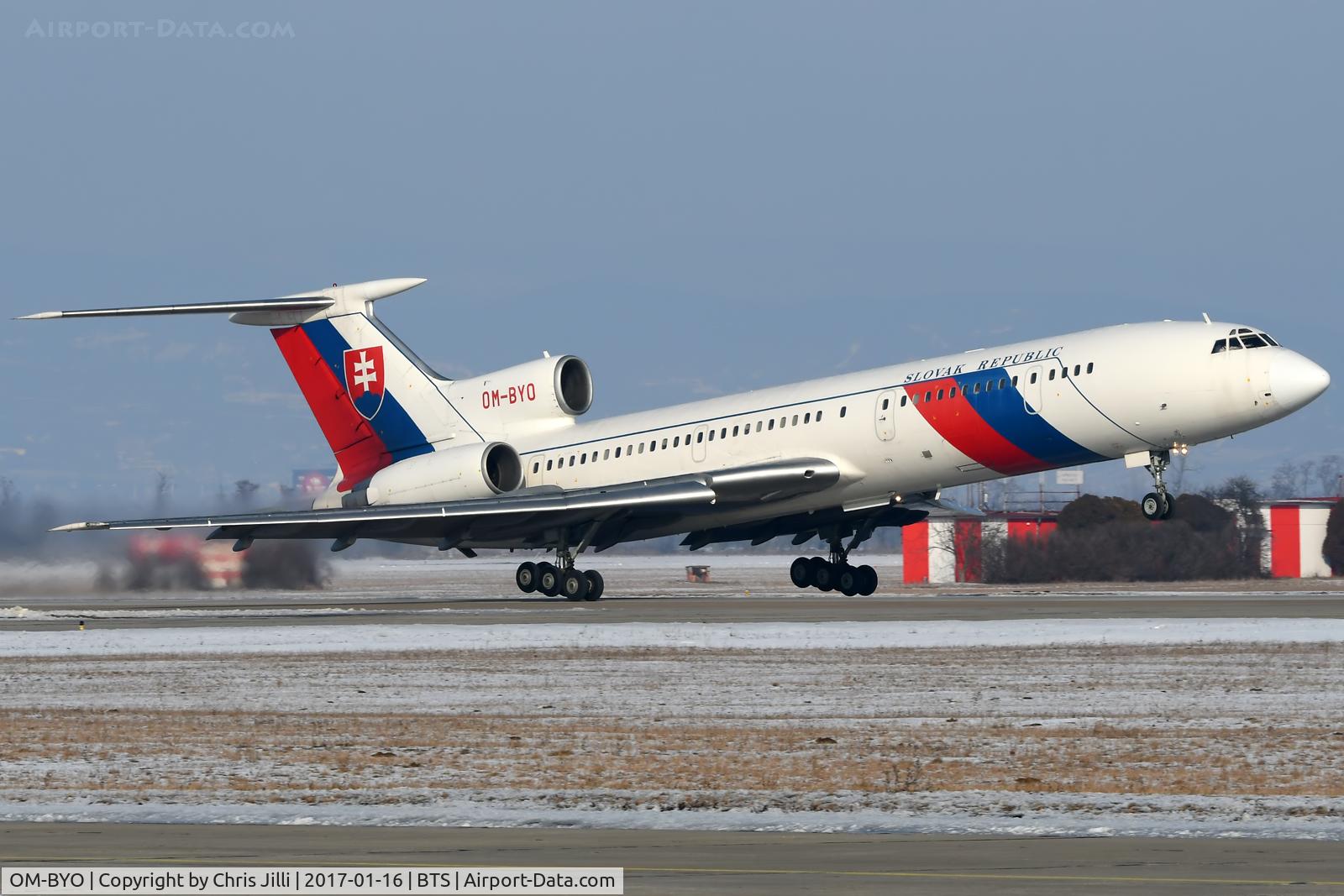OM-BYO, 1989 Tupolev Tu-154M C/N 89A803, Slovak Government