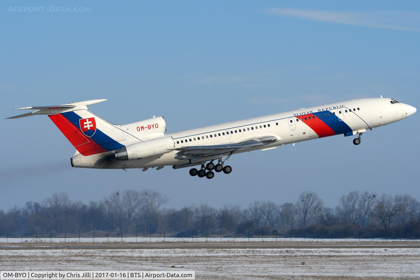 OM-BYO, 1989 Tupolev Tu-154M C/N 89A803, Slovak Government