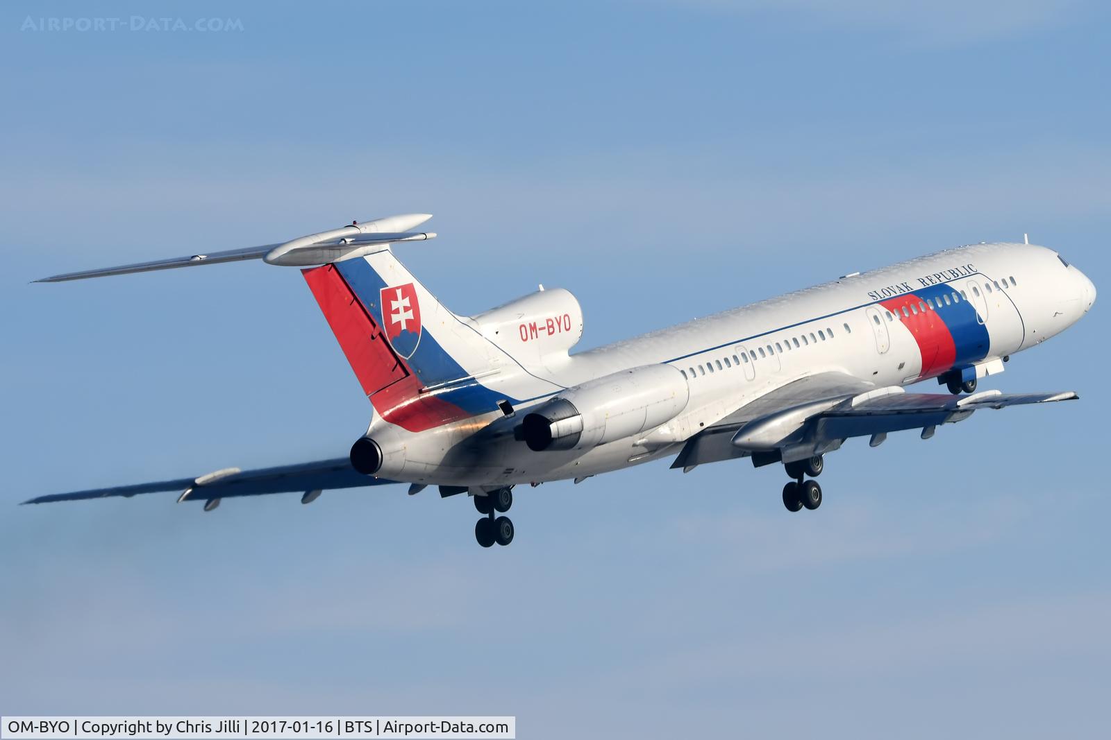 OM-BYO, 1989 Tupolev Tu-154M C/N 89A803, Slovak Government