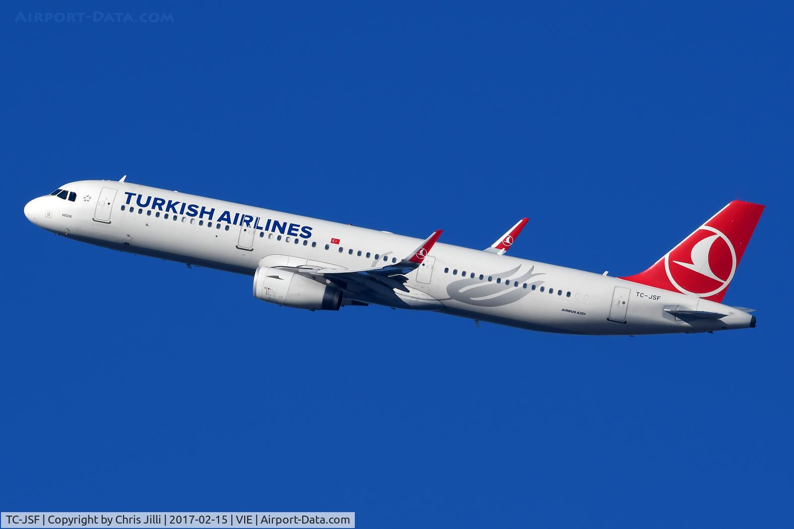 TC-JSF, 2013 Airbus A321-231 C/N 5465, Turkish Airlines