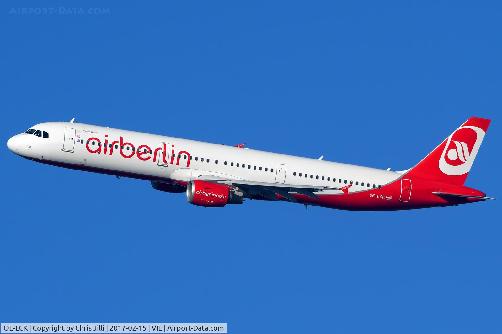 OE-LCK, 2011 Airbus A321-211 C/N 5133, Air Berlin NIKI