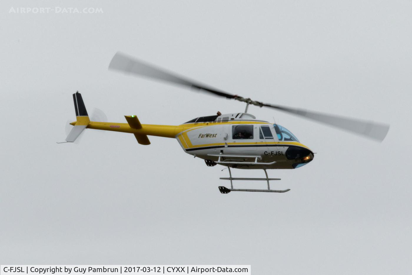 C-FJSL, 1973 Bell 206B JetRanger II C/N 1154, Landing