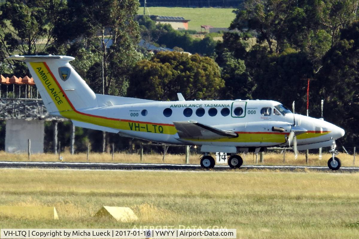 VH-LTQ, 2012 Beech B200C King Air King Air C/N BL-170, At Burnie