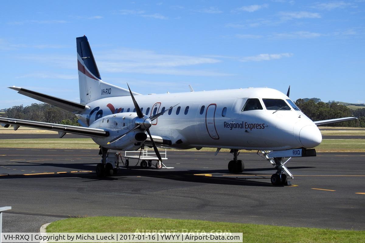 VH-RXQ, 1990 Saab 340B C/N 340B-200, At Burnie