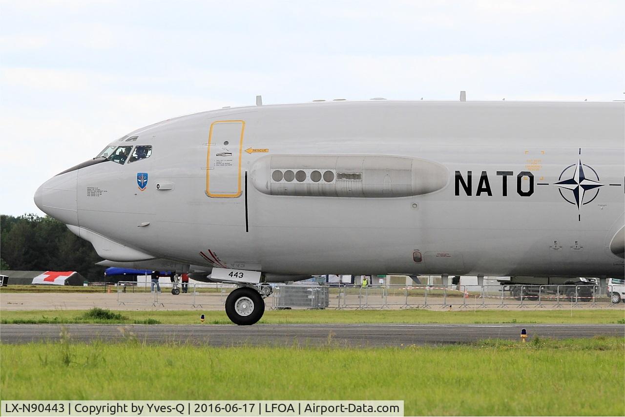 LX-N90443, 1981 Boeing E-3A Sentry C/N 22838, Boeing E-3A Sentry, Taxiing, Avord Air Base 702 (LFOA) Open day 2016