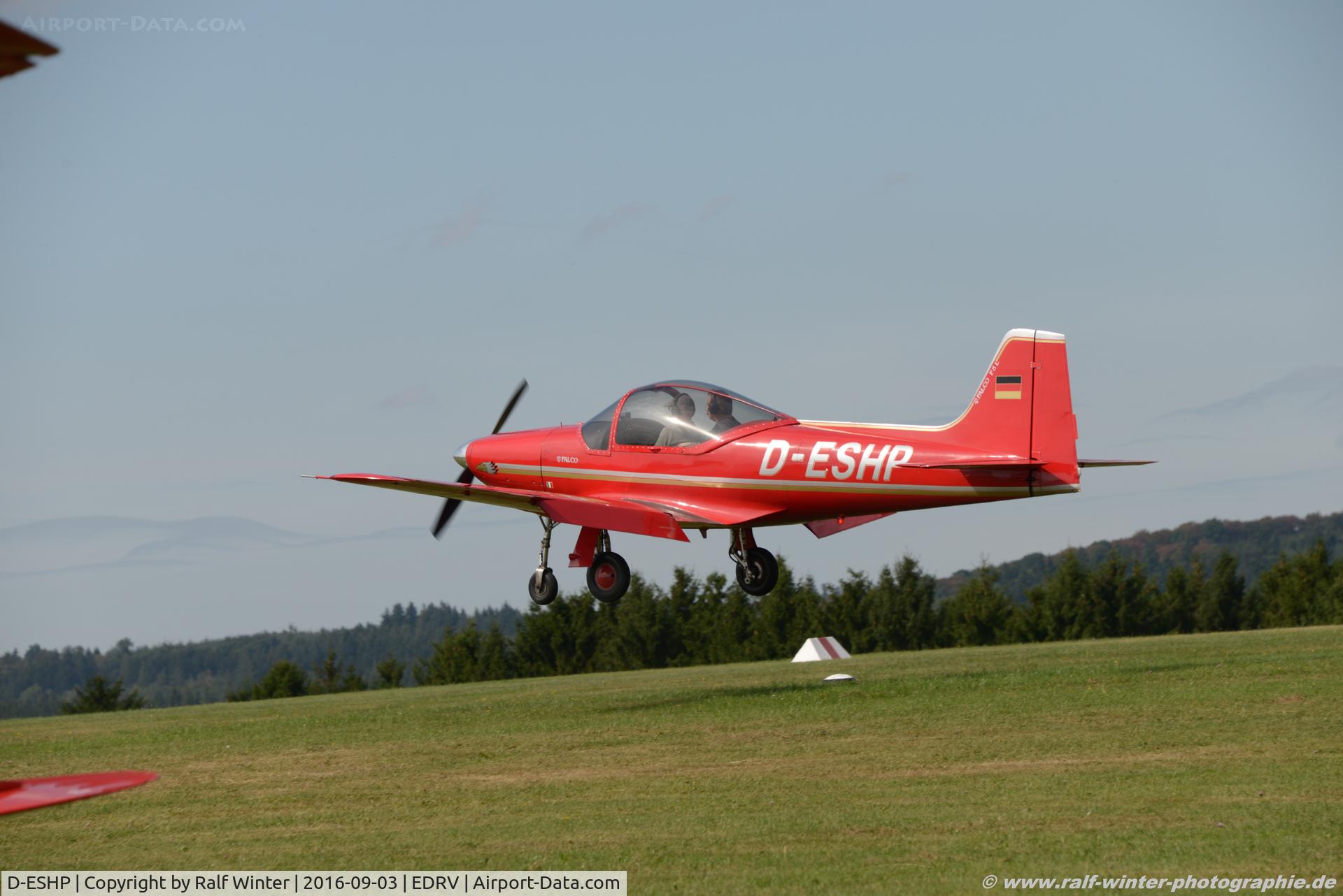 D-ESHP, 1997 Aeromere F-8L Falco III C/N 205, Aeromere F-8L Falco III - Private - 205 - D-ESHP - 03.09.2016 - EDRV
