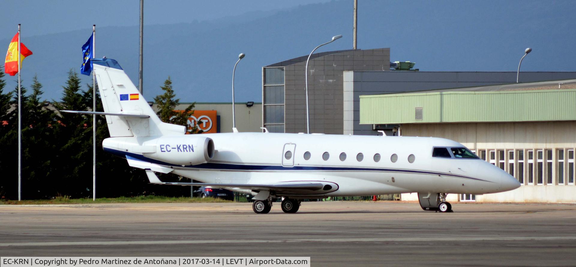 EC-KRN, 2008 Gulfstream Aerospace G200 C/N 188, Foronda - Vitoria-Gasteiz - España