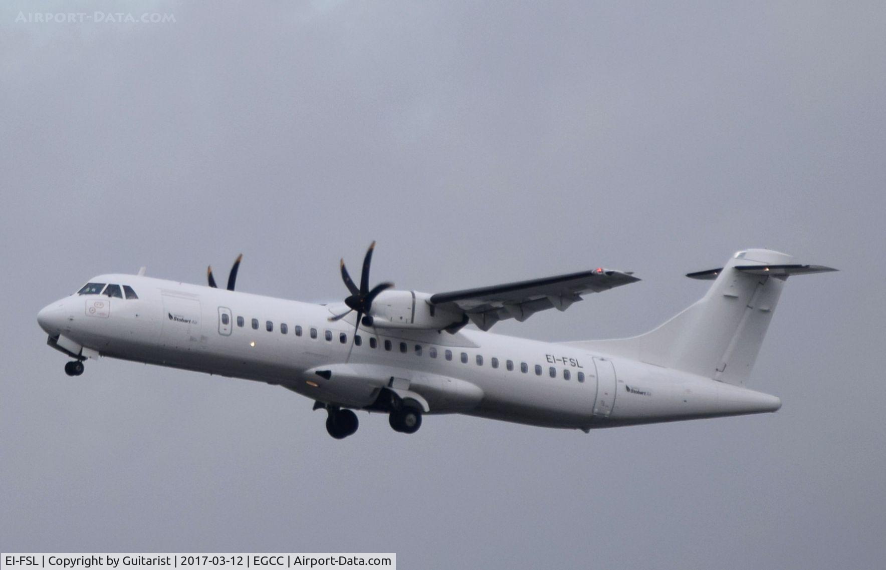EI-FSL, 2016 ATR 72-212A C/N 1339, At Manchester