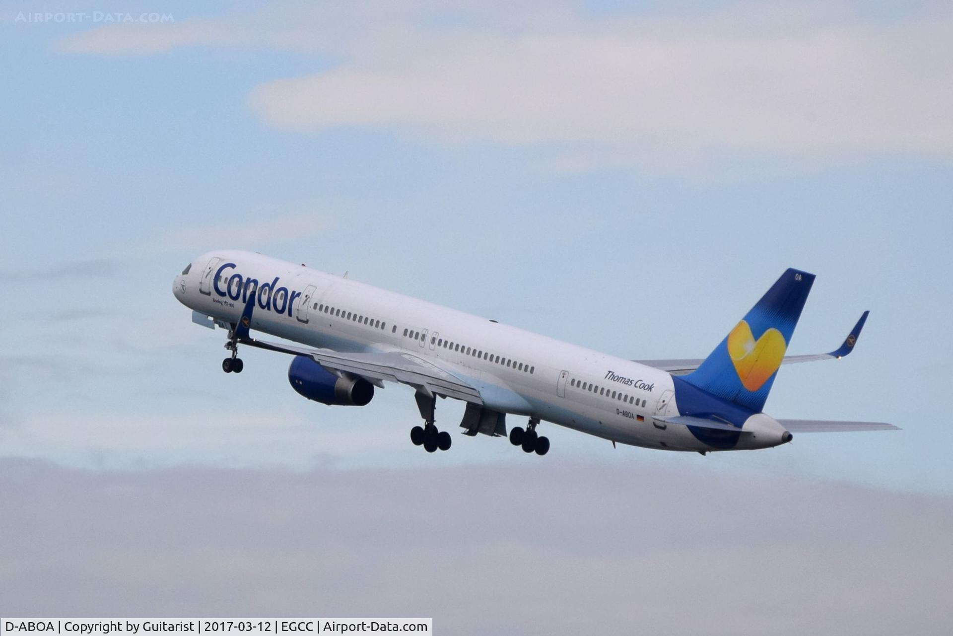 D-ABOA, 1998 Boeing 757-330 C/N 29016, At Manchester