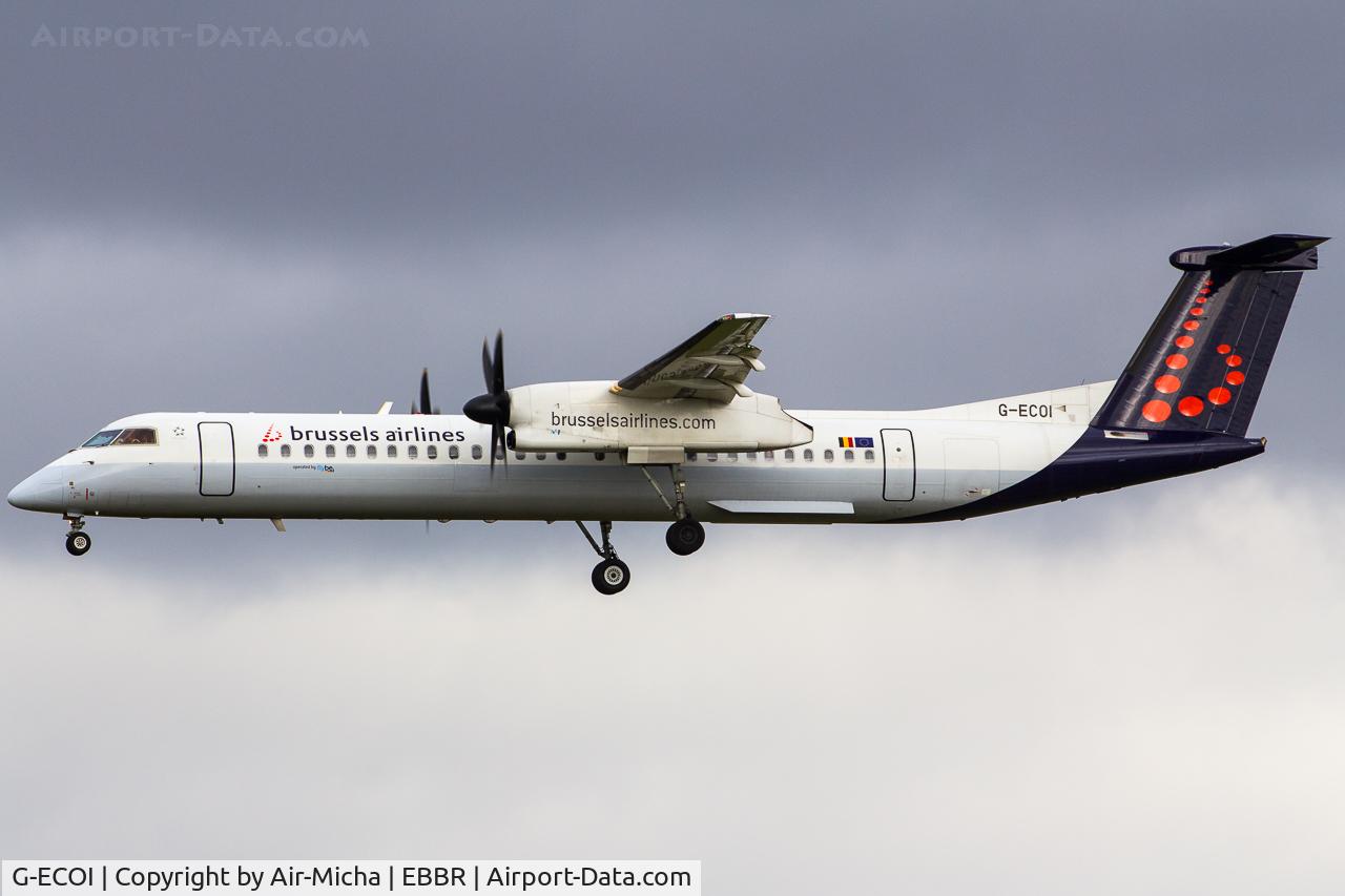 G-ECOI, 2008 De Havilland Canada DHC-8-402Q Dash 8 C/N 4224, Brussels Airlines