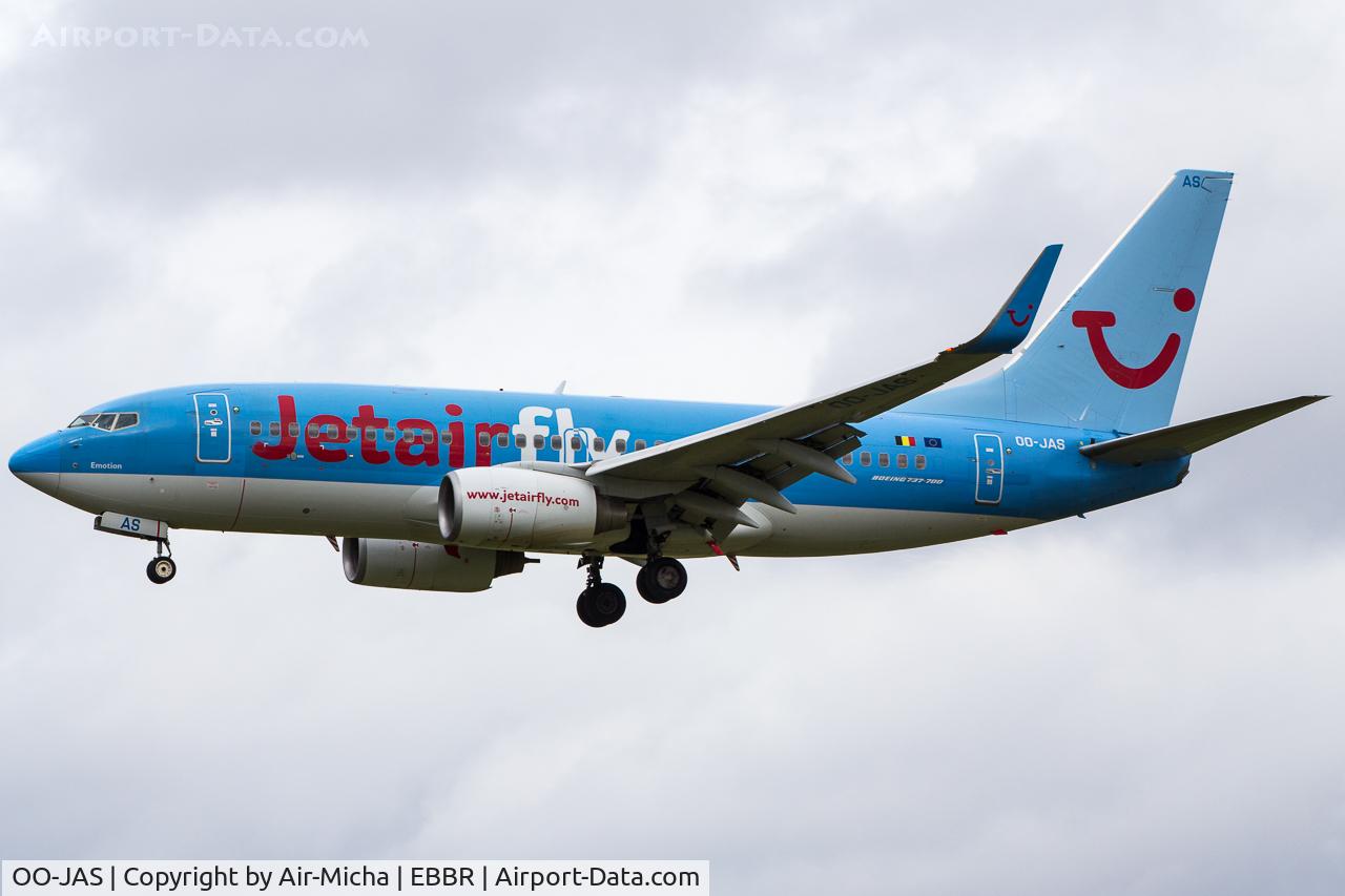 OO-JAS, 2008 Boeing 737-7K5 C/N 35144, Jetair