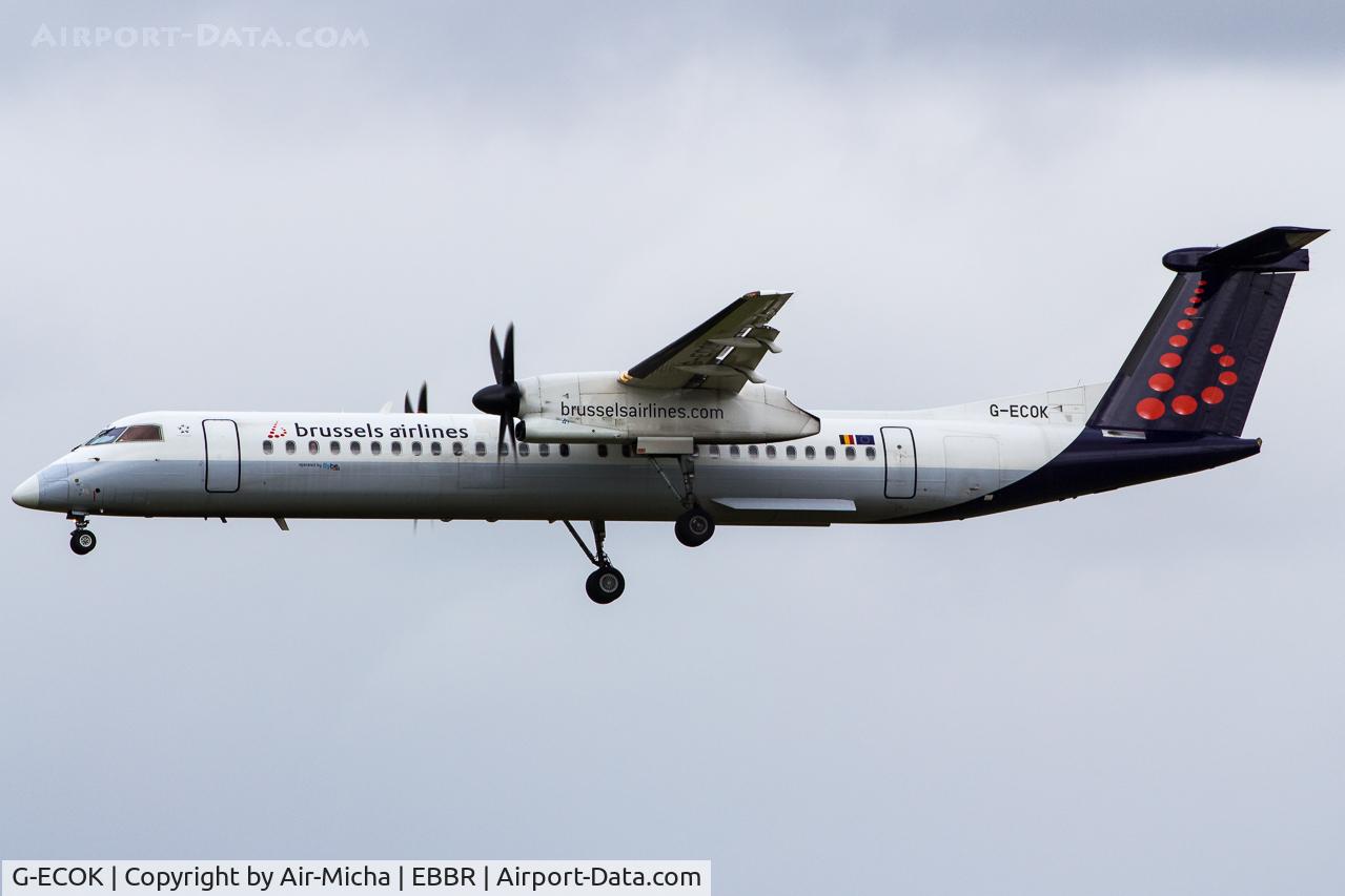 G-ECOK, 2008 Bombardier DHC-8-402Q Dash 8 C/N 4230, Brussels Airlines