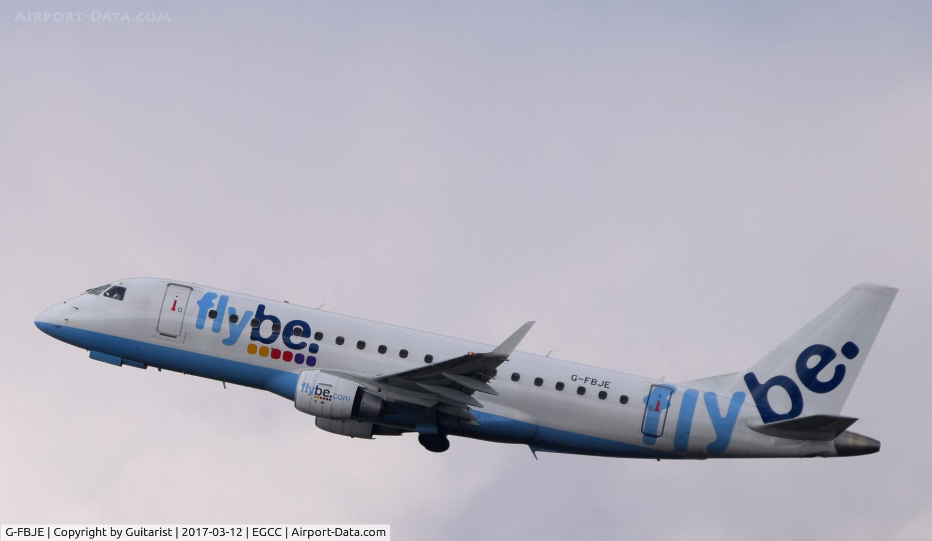 G-FBJE, 2012 Embraer 175STD (ERJ-170-200) C/N 17000336, At Manchester