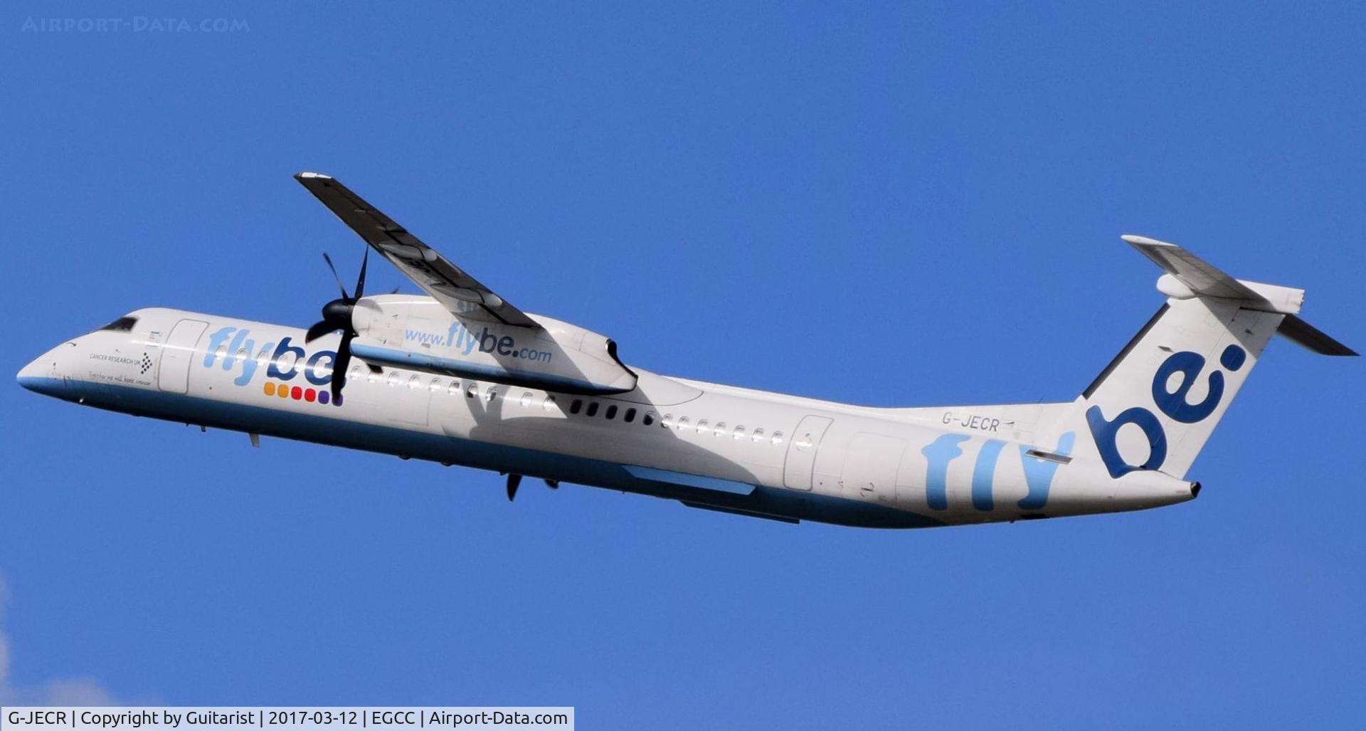 G-JECR, 2006 De Havilland Canada DHC-8-402Q Dash 8 C/N 4139, At Manchester