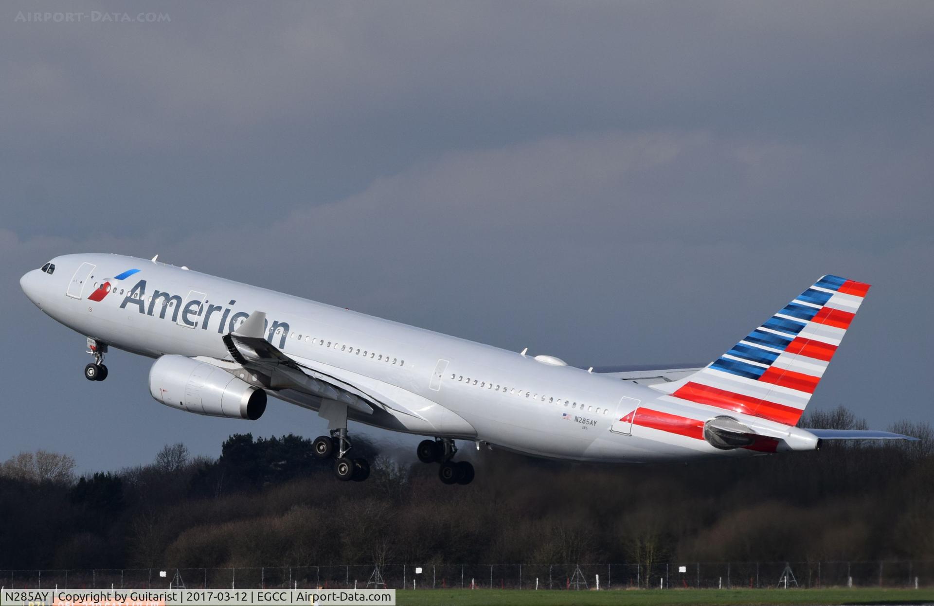 N285AY, 2010 Airbus A330-243 C/N 1100, At Manchester