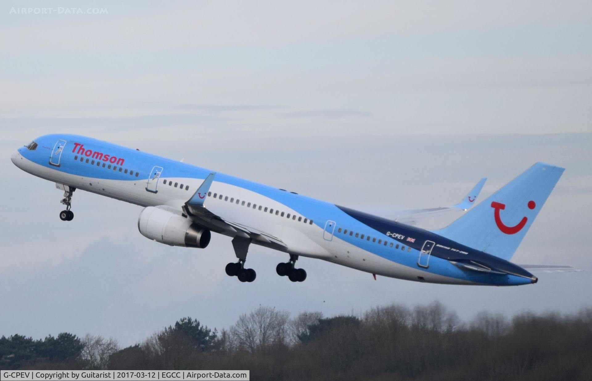 G-CPEV, 1999 Boeing 757-236 C/N 29943, At Manchester