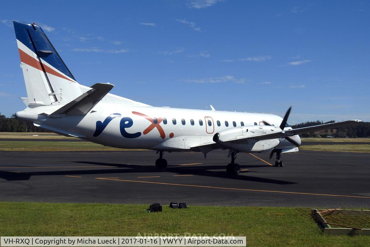 VH-RXQ, 1990 Saab 340B C/N 340B-200, At Burnie
