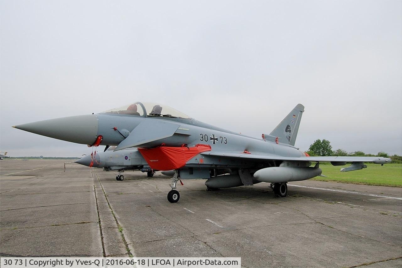 30 73, Eurofighter EF-2000 Typhoon S C/N GS054, German Air Force Eurofighter EF-2000 Typhoon S, Static display, Avord Air Base 702 (LFOA) Open day 2016