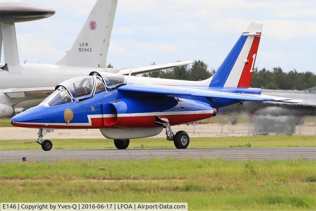 E146, Dassault-Dornier Alpha Jet E C/N E146, Dassault-Dornier Alpha Jet E (F-UHRR), Leader of Patrouille de France 2016, Avord Air Base 702 (LFOA) Open day 2016