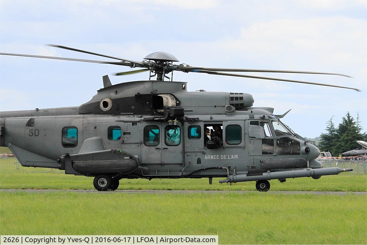 2626, Eurocopter EC-725R2 Caracal C/N 2626, Eurocopter EC-725R2 Caracal, Taxiing to parking area, Avord Air Base 702 (LFOA) Open day 2016