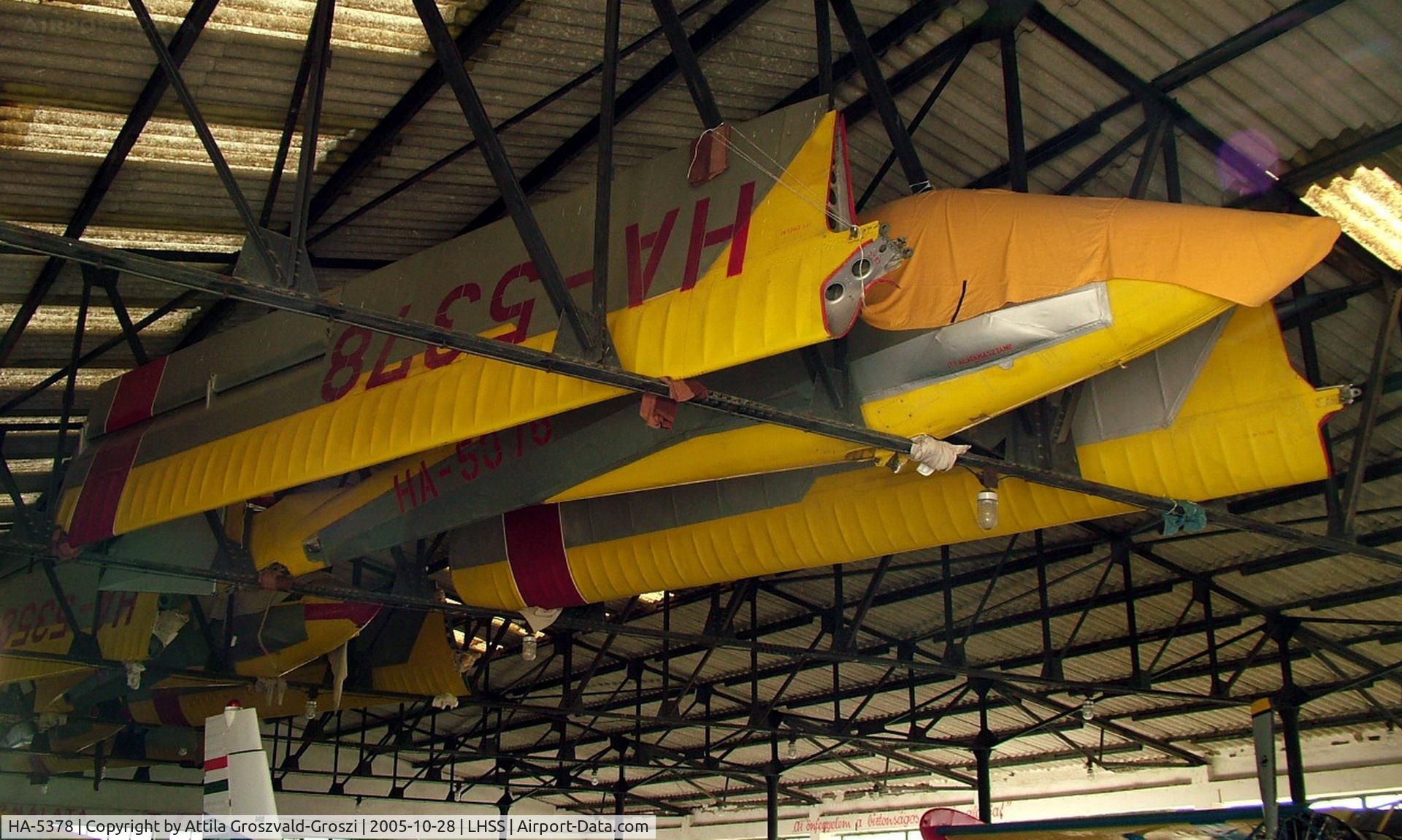 HA-5378, 1965 Rubik R-26S Góbé C/N E-1247, Szolnok-Szandaszölös Airfield, Hungary