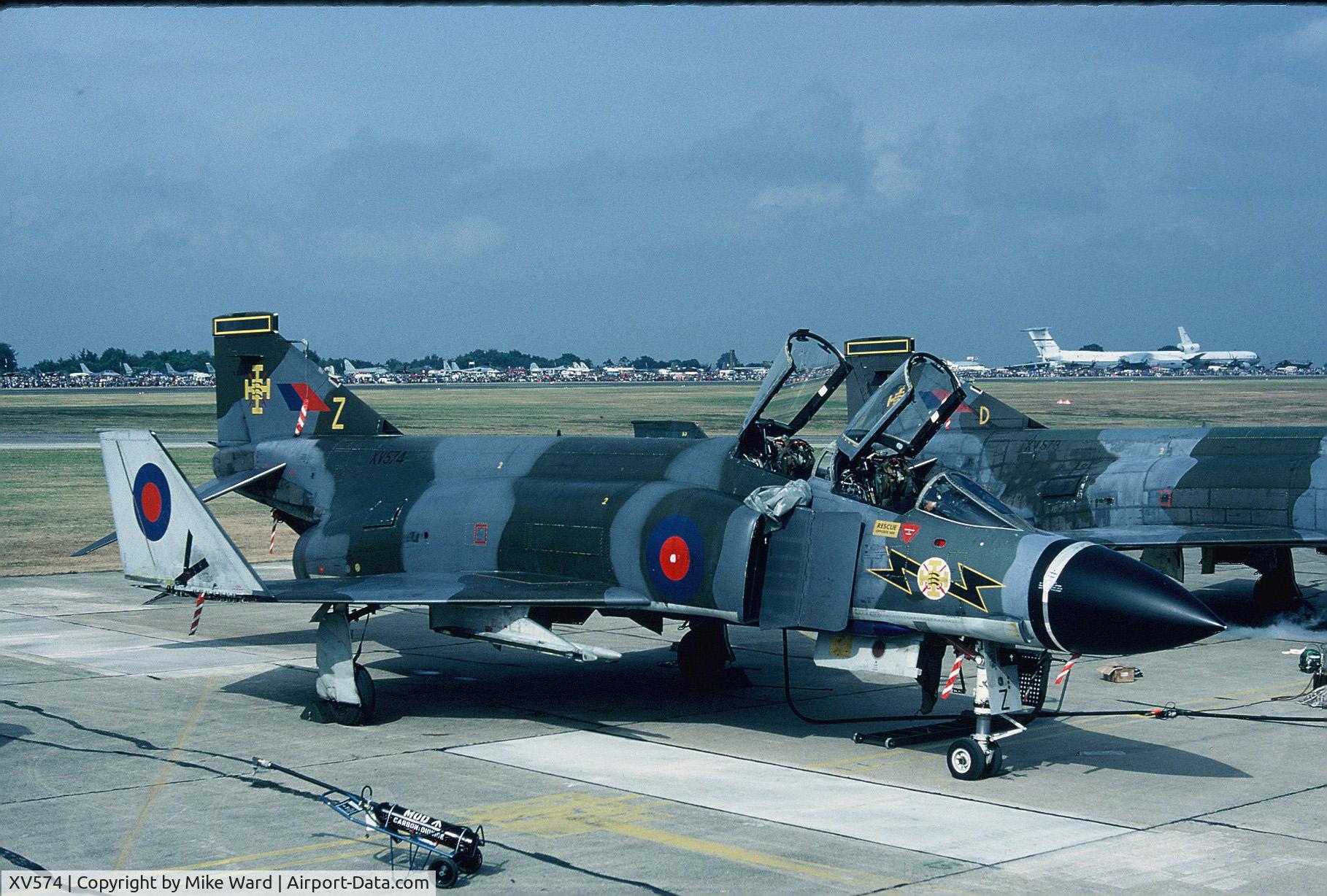 XV574, 1969 McDonnell Douglas Phantom FG1 C/N 3087/9328, Greenham Common RIAT 1983