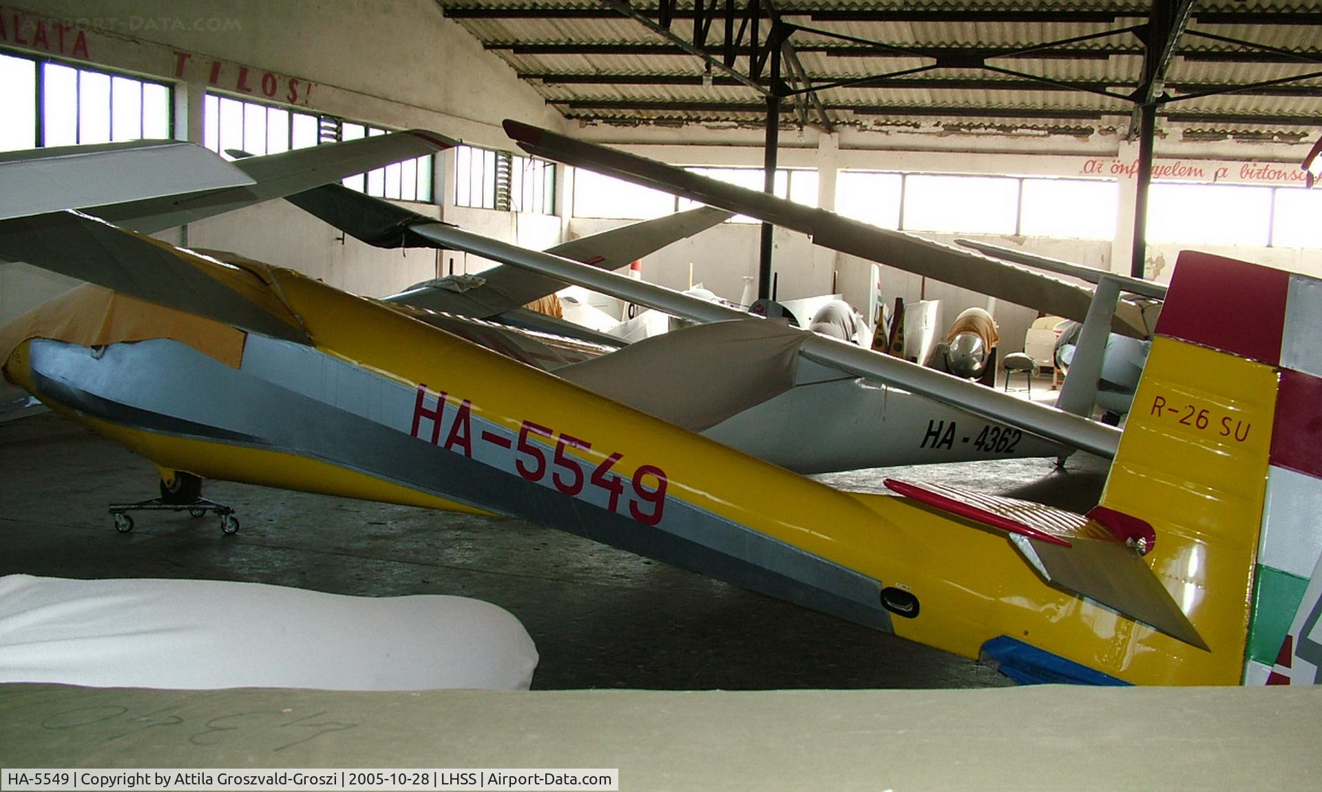 HA-5549, 1989 Rubik R-26SU Góbé 82 C/N AA800067, Szolnok-Szandaszölös Airfield, Hungary