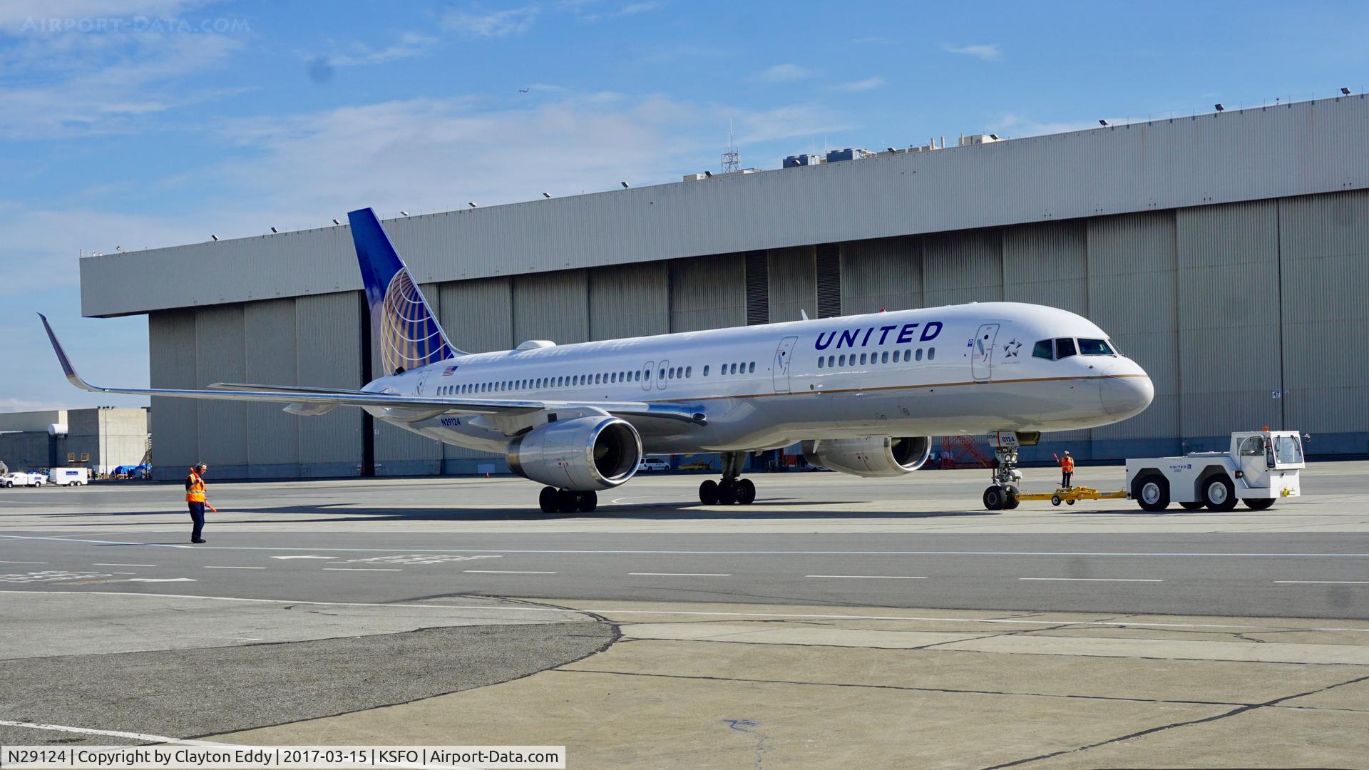 N29124, 1998 Boeing 757-224 C/N 27565, SFO 2017